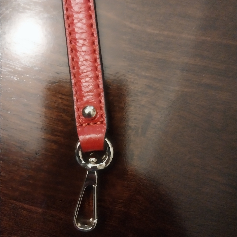 Coach Red Leather Replacement Strap - image 2